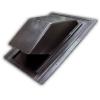 Lambro Industries - Roof Caps - ABS Black Paintable Plastic for 3.25" x 10" Duct with Damper and Screen - Model 371 - Click Image to Close